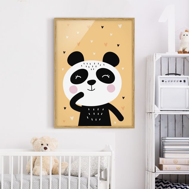 Obrazy w ramie dla dzieci The Lucky Panda