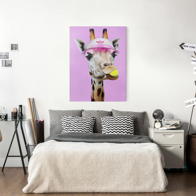 Pokój dziecięcy Żyrafa gra w tenisa