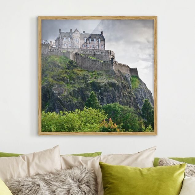 Obrazy w ramie krajobraz Zamek w Edynburgu
