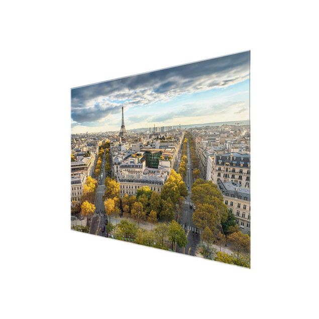 Obrazy na szkle krajobraz Miły dzień w Paryżu