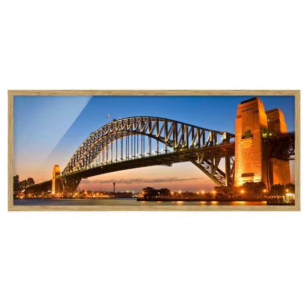 Obrazy w ramie do kuchni Most Harbour Bridge w Sydney