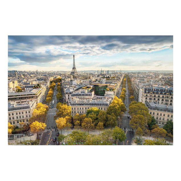 Obrazy na szkle poziomy Miły dzień w Paryżu