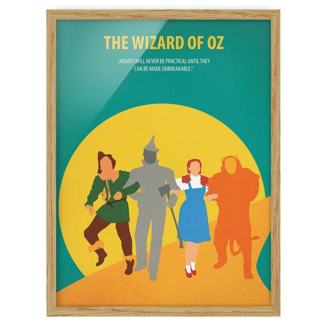 Obrazy w ramie do korytarzu Plakat filmowy Czarnoksiężnika z Krainy Oz