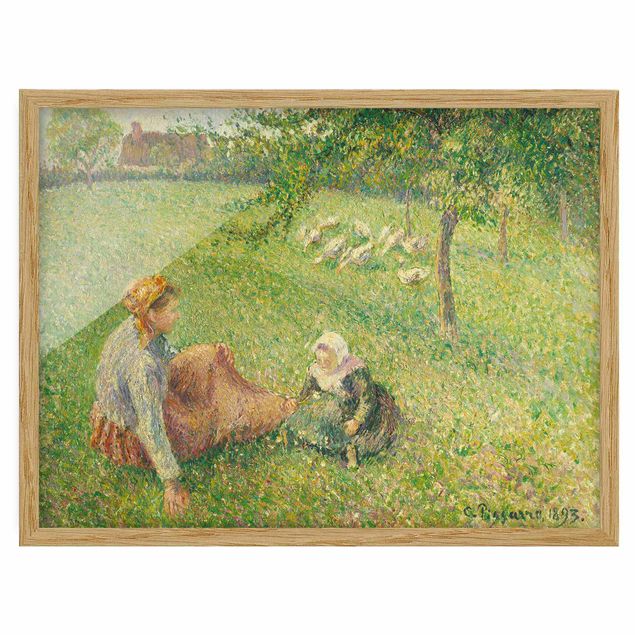 Obrazy romantyzm Camille Pissarro - Pasterz gęsi