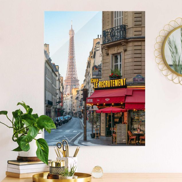 Obrazy na szkle architektura i horyzont Street of Paris
