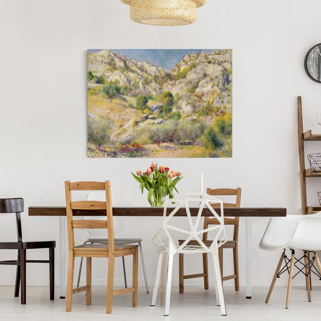 Obrazy do salonu Auguste Renoir - Skały w pobliżu Estaque