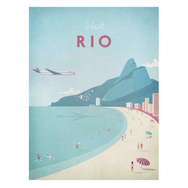 Obrazy vintage Plakat podróżniczy - Rio de Janeiro