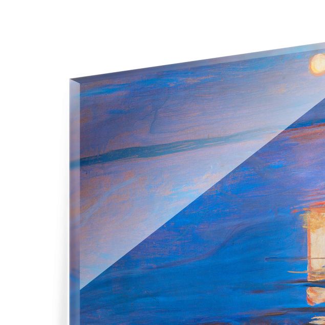 Obrazy na szkle krajobraz Edvard Munch - Letnia noc nad morzem