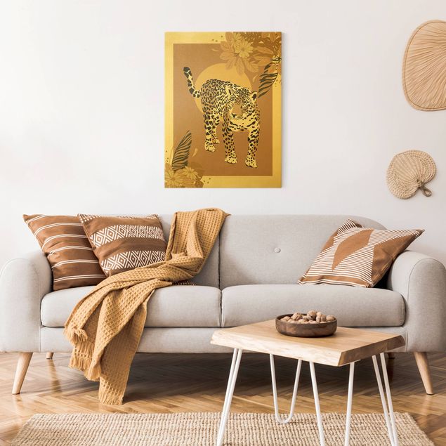 Obrazy nowoczesne Zwierzęta safari - Lampart