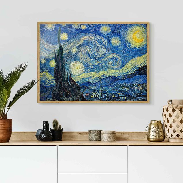 Impresjonizm obrazy Vincent van Gogh - Gwiaździsta noc