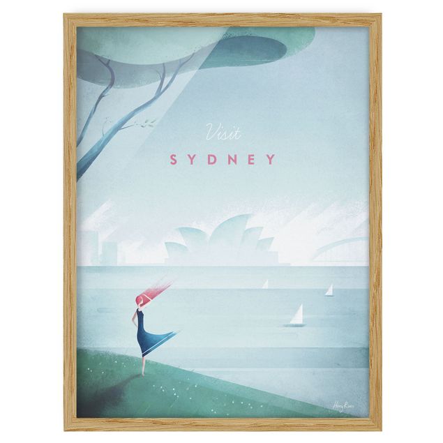 Obrazy w ramie krajobraz Plakat podróżniczy - Sidney