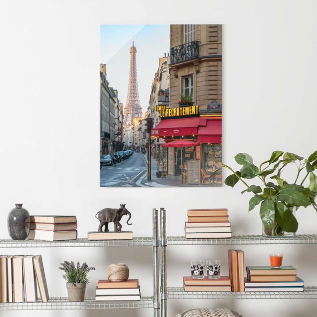 Obrazy na szkle Paryż Street of Paris