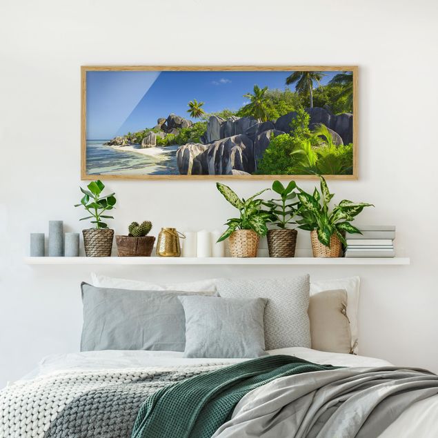 Obrazy w ramie plaża Dream Beach Seychelles