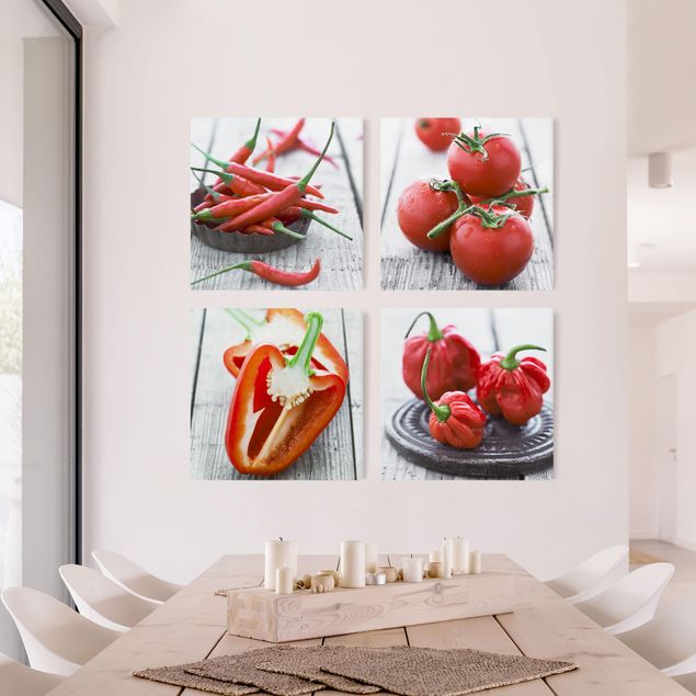 Obrazy nowoczesne Warzywa czerwone