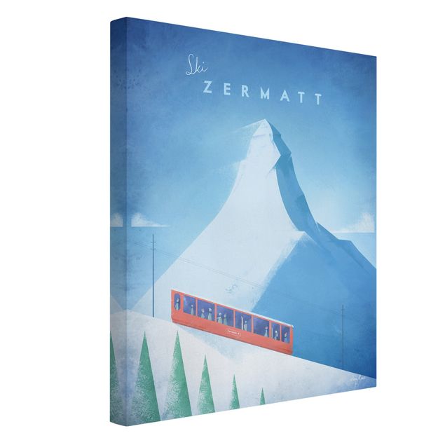 Obrazy góry Plakat podróżniczy - Zermatt