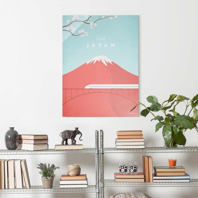 Dekoracja do kuchni Plakat podróżniczy - Japonia