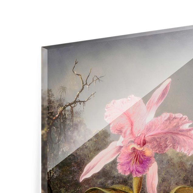 Obrazy nowoczesne Martin Johnson Heade - Orchidea i trzy kolibry