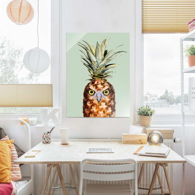 Dekoracja do kuchni Ananas z sową