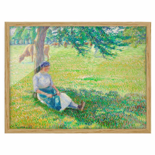 Obrazy w ramie krajobraz Camille Pissarro - Kowbojka