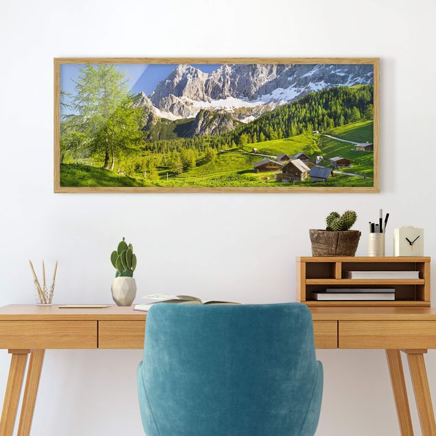 Obrazy w ramie krajobraz Styria Alpejska łąka