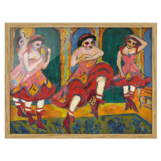 Obrazy w ramie do łazienki Ernst Ludwig Kirchner - Tancerze Czardy