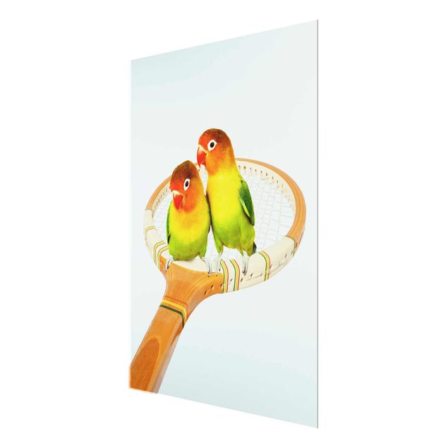 Obrazy nowoczesne Tenis z ptakami