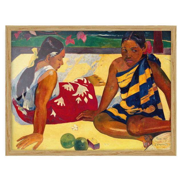 Obrazy w ramie do korytarzu Paul Gauguin - Kobiety z Tahiti