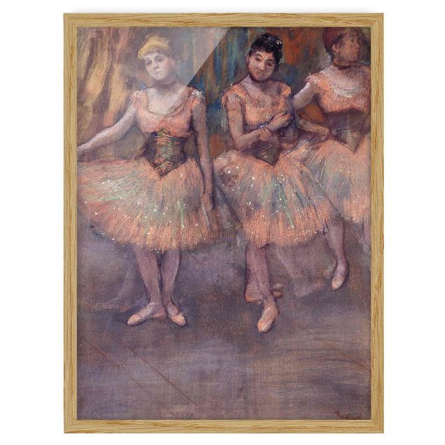 Obrazy w ramie artystyczne Edgar Degas - Tancerze przed ćwiczeniami