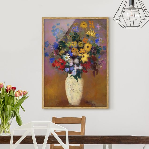 Dekoracja do kuchni Odilon Redon - Kwiaty w wazonie