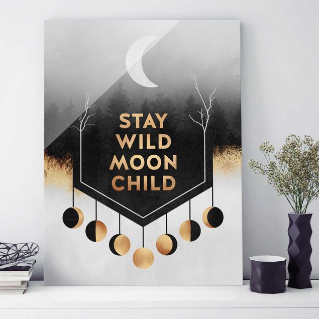 Obrazy powiedzenia Zostań dzikim dzieckiem księżyca