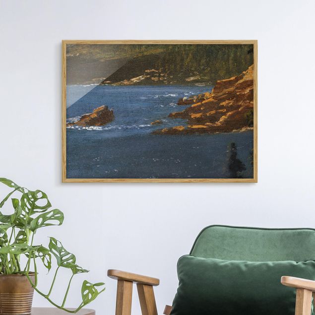 Obrazy w ramie artystyczne Albert Bierstadt - Wybrzeże Kalifornii