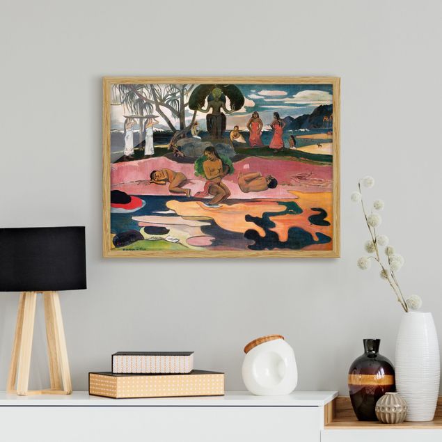 Obrazy w ramie artystyczny Paul Gauguin - Dzień boży