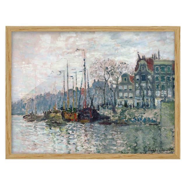 Obrazy w ramie do korytarzu Claude Monet - Kromme Waal Amsterdam