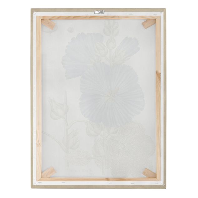 Obrazy z motywem kwiatowym Botanika w stylu vintage z topolą z niebieską różą