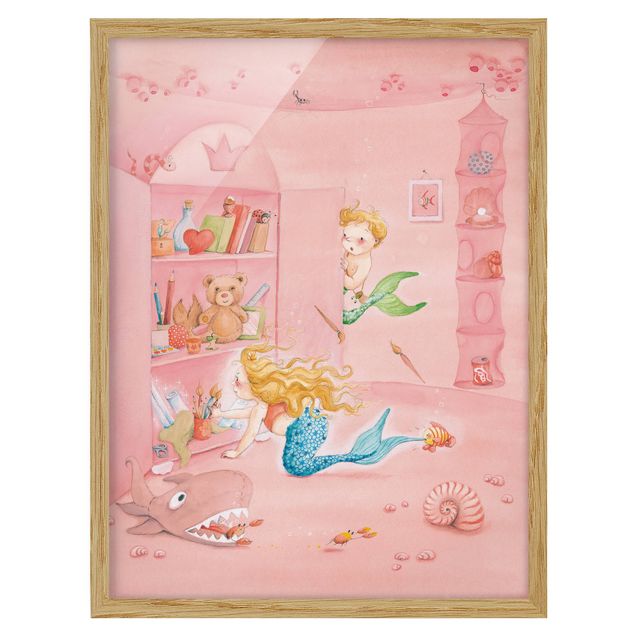 Obraz różowy Matilda Mała Syrenka - Matylda ma plan