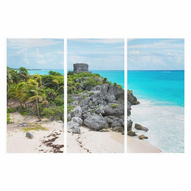 Obrazy krajobraz Wybrzeże Karaibskie Ruiny Tulum