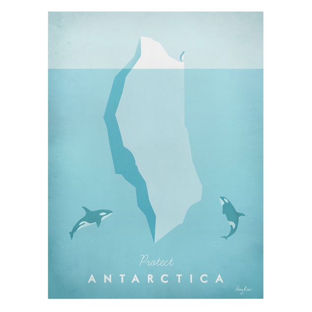 Zwierzęta obrazy Plakat podróżniczy - Antarktyda
