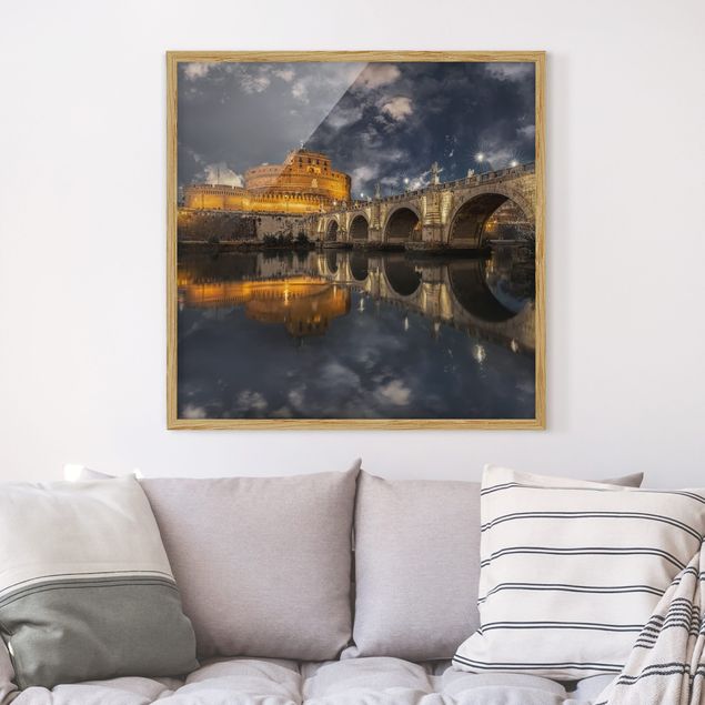 Obrazy Włochy Ponte Sant'Angelo w Rzymie