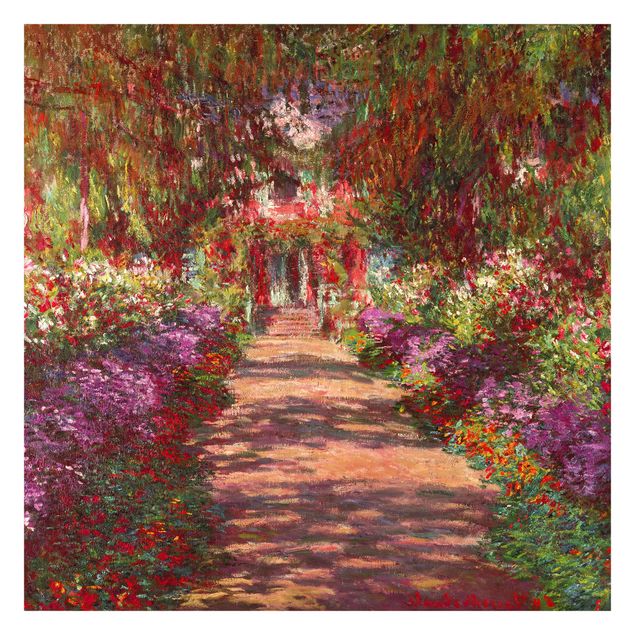 Fototapety Claude Monet - Ścieżka w ogrodzie Moneta w Giverny