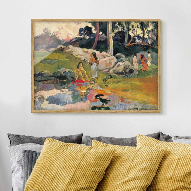 Dekoracja do kuchni Paul Gauguin - brzeg rzeki