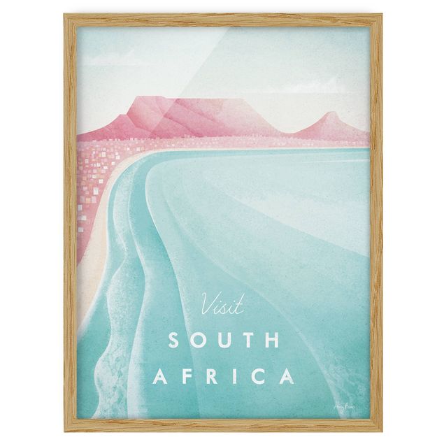 Obrazy w ramie plaża Plakat podróżniczy - Republika Południowej Afryki