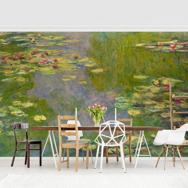 Róże tapeta Claude Monet - Zielone lilie wodne