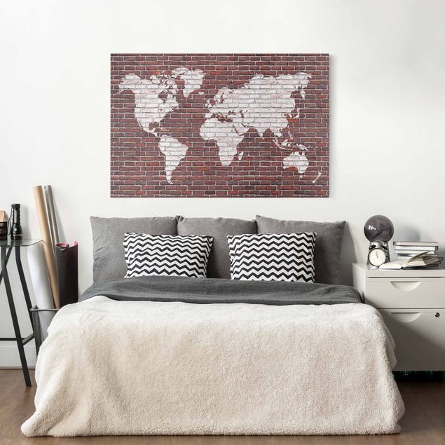 Obrazy przemysł Mapa świata Backstone