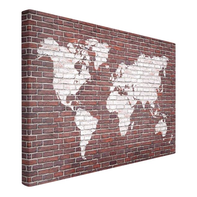 Nowoczesne obrazy Mapa świata Backstone