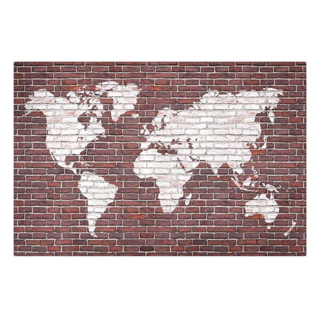 Obrazy 3d Mapa świata Backstone