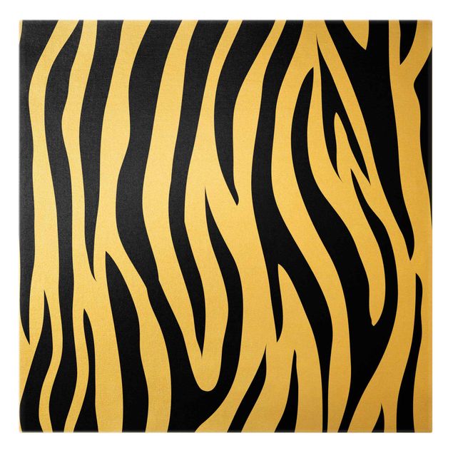 Obrazy na płótnie zebra Nadruk w kształcie zebry