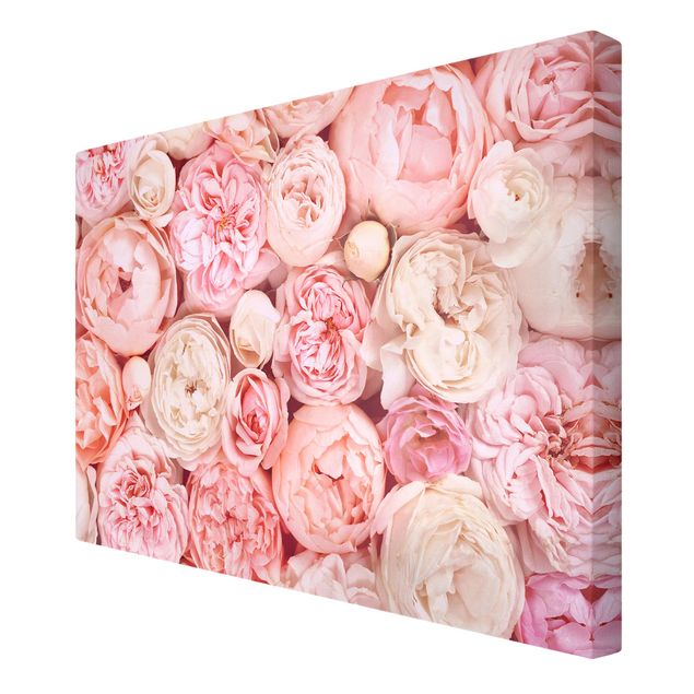 Obrazy z motywem kwiatowym Rosy Rosé Coral Shabby