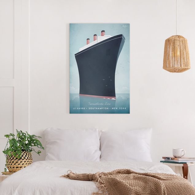 Obrazy morze Plakat podróżniczy - Statek wycieczkowy