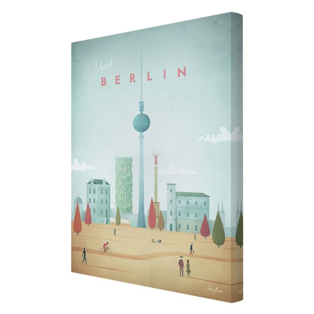 Obrazy retro Plakat podróżniczy - Berlin