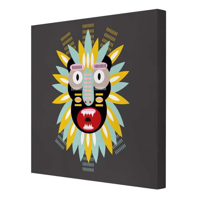 muah obrazy Kolaż Etno Maska - King Kong